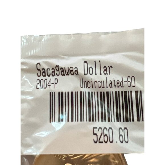 2004-P Uncirculated Sacagawea Golden Dollar Coin In Original Packaging NEW - Picture 2 of 3